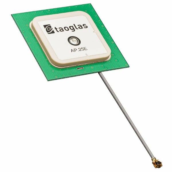 Taoglas Antennas Ap.25E Gps/Galileo 1 Stage Active 25Mm Patch On 35Mm Ground Plane 35*35*4.5Mm, 54Mm 1.13 AP.25E.07.0054A
